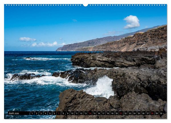 Produktbild: La Palma - Landschaften und Meer (Wandkalender 2026 DIN A2 quer), CALVENDO Monatskalender