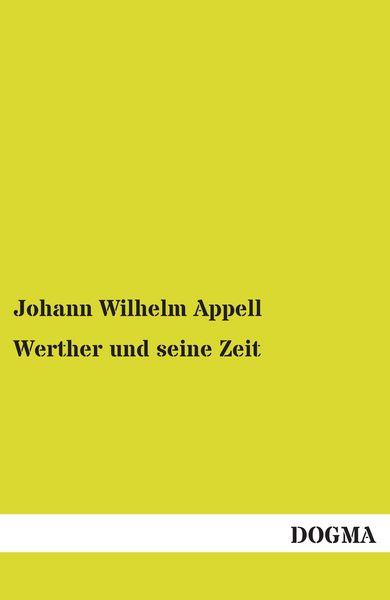 Produktbild: Werther und seine Zeit