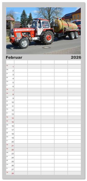 Produktbild: Familienplaner 2026 - Einsatzfahrzeuge der DDR mit 5 Spalten (Wandkalender, 21 x 45 cm) CALVENDO