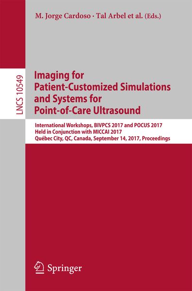 Produktbild: Imaging for Patient-Customized Simulations and Systems for Point-of-Care Ultrasound