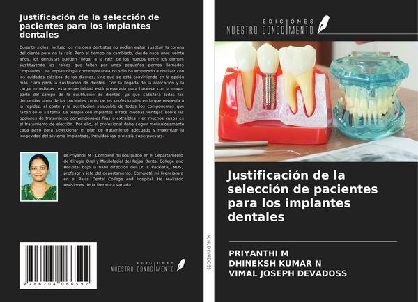 Produktbild: Justificaci&oacute;n de la selecci&oacute;n de pacientes para los implantes dentales