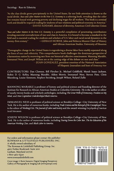 Produktbild: Race and Labor Matters in the New U.S. Economy