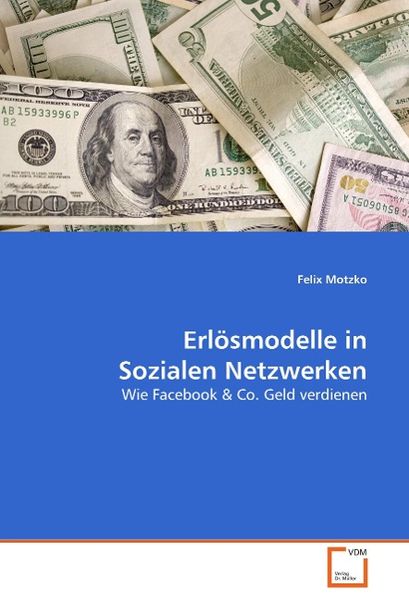 Motzko, F: Erlösmodelle in Sozialen Netzwerken, Taschenbuch von Felix Motzko, VDM, 9783639256260