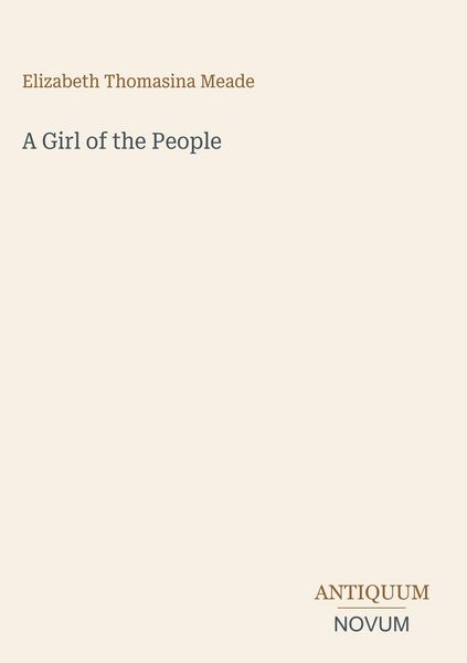 Produktbild: A Girl of the People