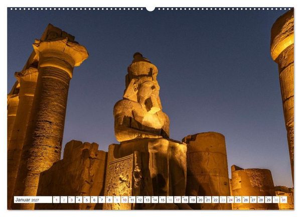 Produktbild: &Auml;gypten - Karnak, die thebanische Nekropole und Luxor (Wandkalender 2027 DIN A2 quer), CALVENDO Monatskalender