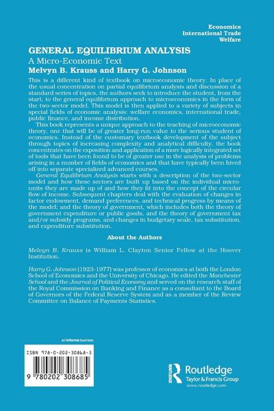 Produktbild: General Equilibrium Analysis