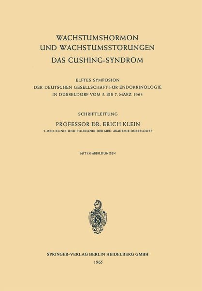 Produktbild: Wachstumshormon und Wachstumsst&ouml;rungen Das Cushing-Syndrom