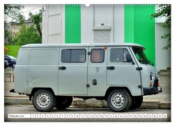 Produktbild: 60 Jahre Buchanka - Der Kult-Transporter der UdSSR UAZ-452 (hochwertiger Premium Wandkalender 2026 DIN A2 quer), Kunstdruck in Hochglanz