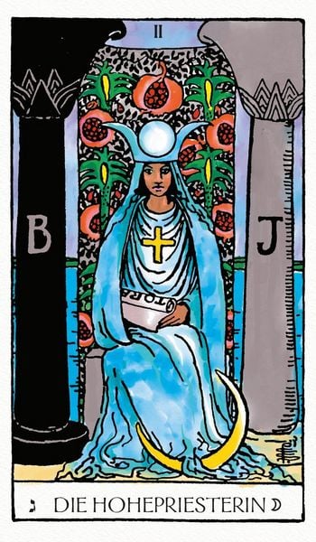 Produktbild: Das Weiser-Tarot - Tarot von A.E. Waite in den urspr&uuml;nglichen Aquarellfarben (78 Karten illustriert von Pamela Colman Smith mit Booklet)