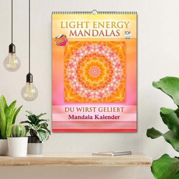 Produktbild: Light Energy Mandalas - Kalender - Vol. 1 (Wandkalender 2026 DIN A2 hoch), CALVENDO Monatskalender
