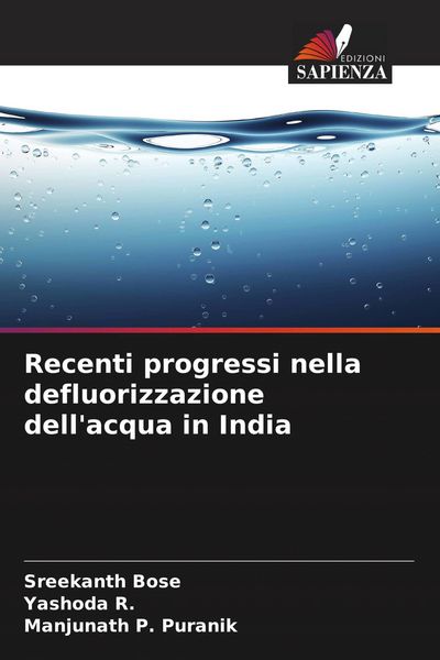 Produktbild: Recenti progressi nella defluorizzazione dell'acqua in India