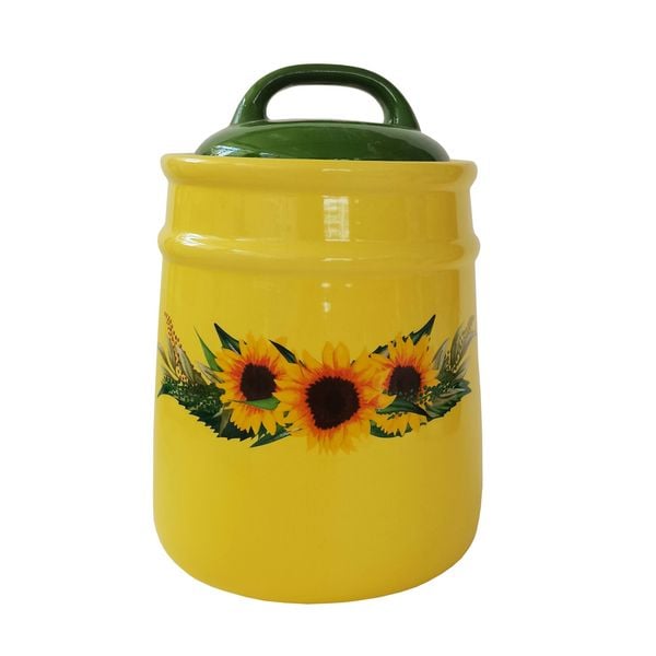 neuetischkultur Aufbewahrungsbehälter, Sonneblumen Keramik