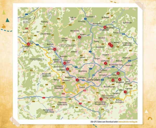 Produktbild: Saarland. Radeln f&uuml;r die Seele