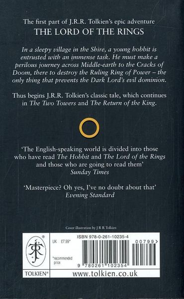 Produktbild: Lord of the Rings 1. The Fellowship of the Rings