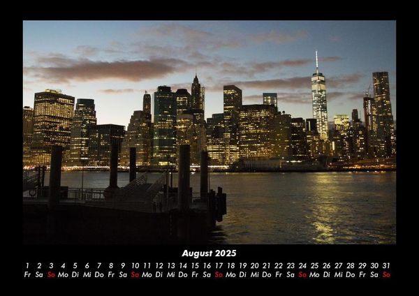 Produktbild: New York 2025 Fotokalender DIN A3