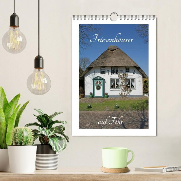 Produktbild: Friesenh&auml;user auf F&ouml;hr (Wandkalender 2026 DIN A4 hoch), CALVENDO Monatskalender