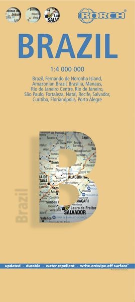 Produktbild: Brazil, Brasilien, Borch map