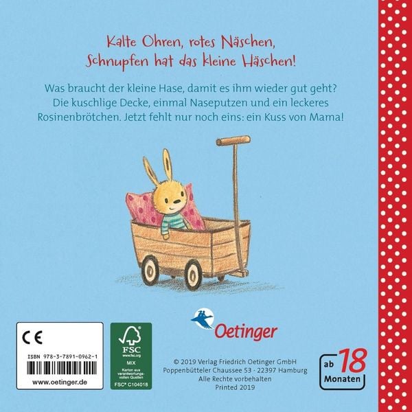 Produktbild: Kalte Ohren, rotes N&auml;schen, armes kleines H&auml;schen!