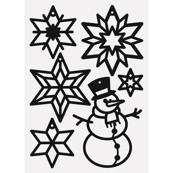 Produktbild: FOLIA&reg; Bastelset Transparentbilder Winter