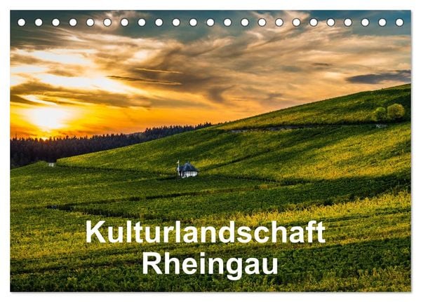 Kulturlandschaft Rheingau (Tischkalender 2024 DIN A5 quer), CALVENDO Monatskalender