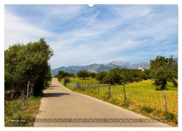 Produktbild: Mallorca: Die sch&ouml;nsten Landschaften f&uuml;r Rennradfahrer (Wandkalender 2026 DIN A2 quer), CALVENDO Monatskalender