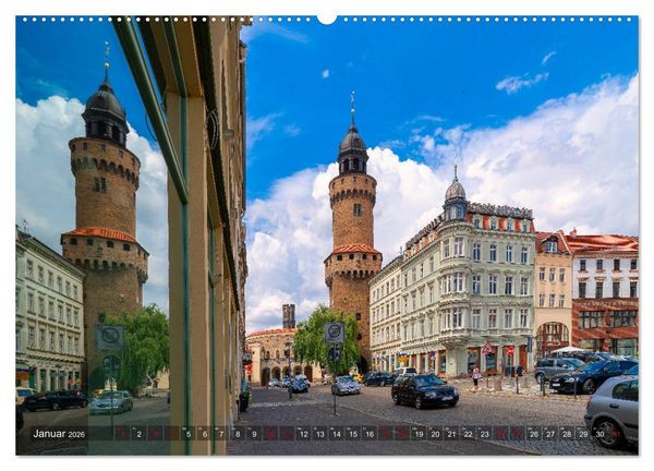 Produktbild: G&ouml;rlitz - Fimstadt mit Charme (Wandkalender 2026 DIN A2 quer), CALVENDO Monatskalender