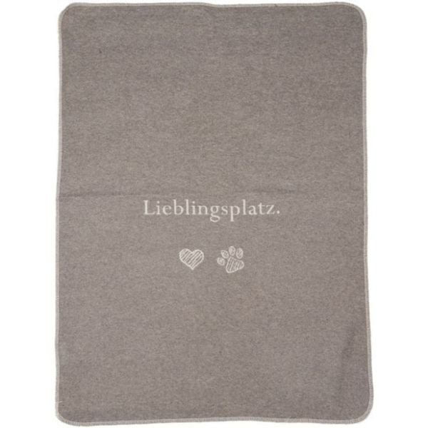 Produktbild: Fussenegger Haustierdecke "Lieblingsplatz" Katze rauch