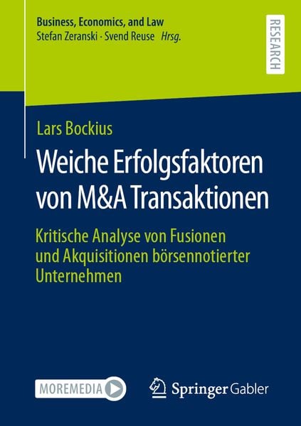 Produktbild: Weiche Erfolgsfaktoren von M&A Transaktionen