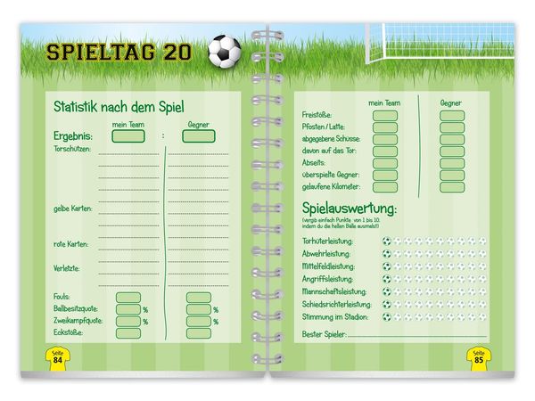 Produktbild: Fu&szlig;balltagebuch