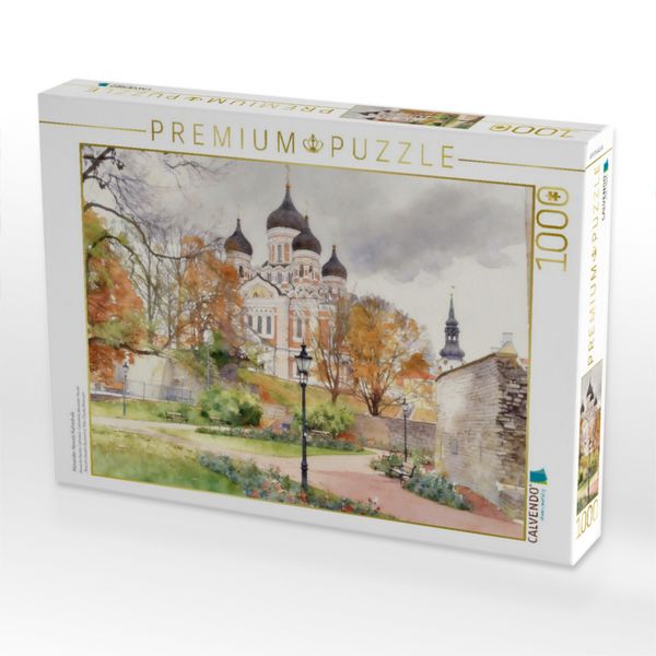 Produktbild: CALVENDO Puzzle Alexander-Newski Kathedrale | 1000 Teile Lege-Gr&ouml;&szlig;e 64x48cm Foto-Puzzle f&uuml;r gl&uuml;ckliche Stunden