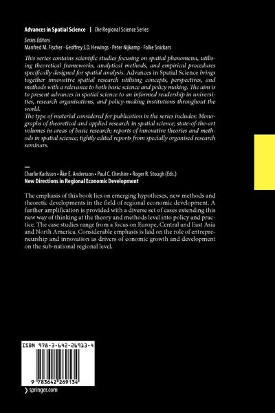 Produktbild: New Directions in Regional Economic Development