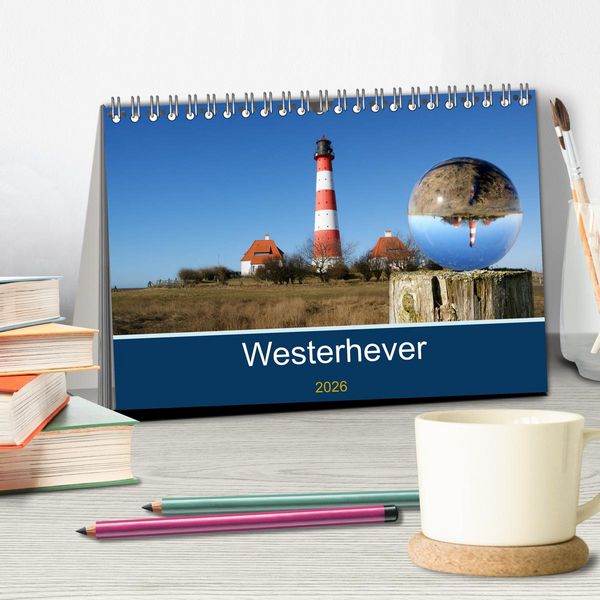 Produktbild: Westerhever (Tischkalender 2026 DIN A5 quer), CALVENDO Monatskalender
