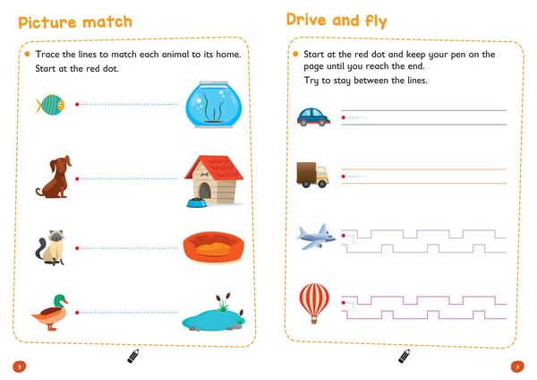 Produktbild: Pen Control Age 3-5 Wipe Clean Activity Book