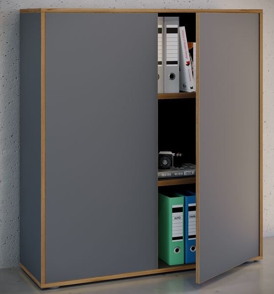 Produktbild: B&uuml;roschrank Aktenschrank Sideboard Salia 3fach