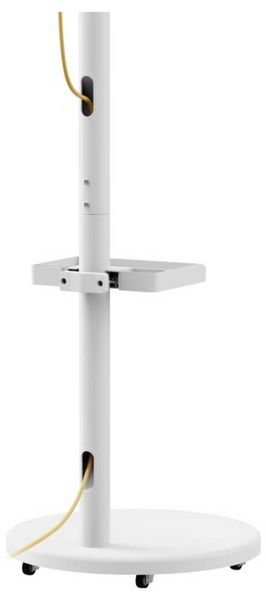 Produktbild: Reflecta TV Stand 43P-2020T wei&szlig; TV-Standfu&szlig; 43,2 cm (17") - 109,2 cm (43") Neigbar, Schwenkbar, Rotierbar, H&ouml;henverstellbar Ger&auml;teablage