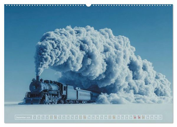 Produktbild: Stahlgiganten unter Dampf (Wandkalender 2026 DIN A2 quer), CALVENDO Monatskalender