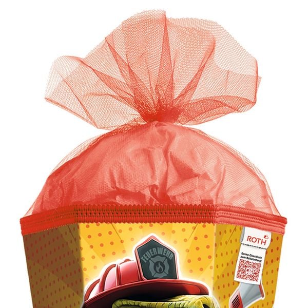 Produktbild: Motivschult&uuml;te 85 cm, Feuerwehr-Dino