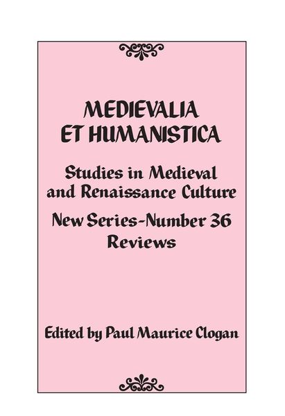Produktbild: Medievalia et Humanistica, No. 36