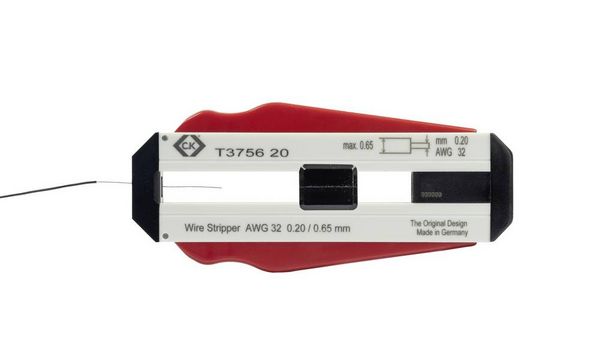 Produktbild: C.K T3756 20 Drahtabisolierer Geeignet f&uuml;r PVC-Dr&auml;hte, PTFE-Dr&auml;hte 0.20 mm (max)