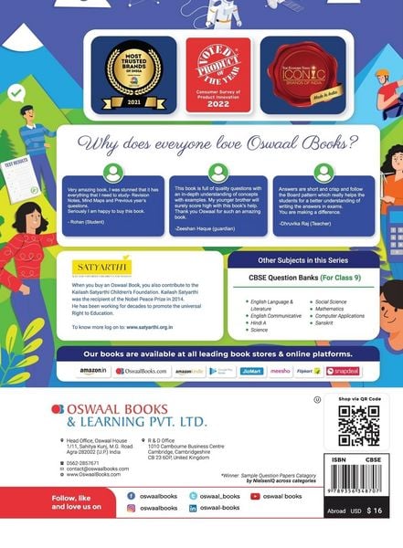 Produktbild: Oswaal CBSE Chapterwise & Topicwise Question Bank Class 9 Hindi B Book (For 2023-24 Exam)