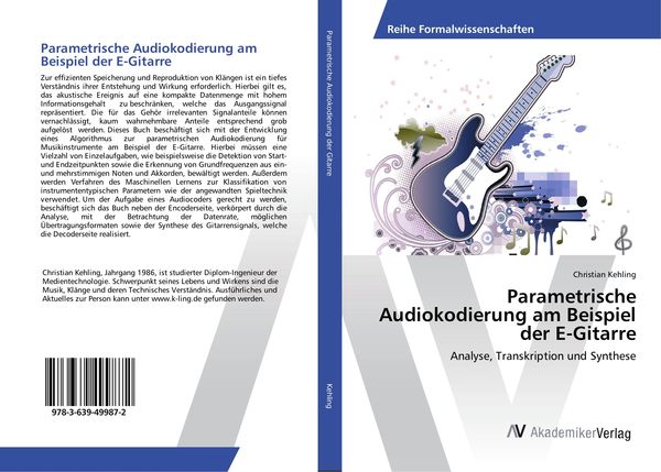 Produktbild: Parametrische Audiokodierung am Beispiel der E-Gitarre