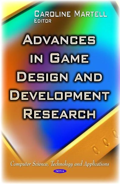 Produktbild: Advances in Game Design and Development Research