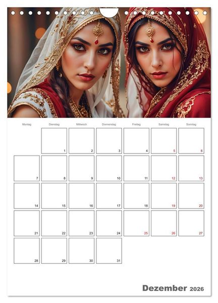 Produktbild: Frauen des Sultans (Wandkalender 2026 DIN A4 hoch), CALVENDO Monatskalender