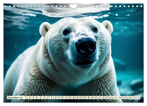 Produktbild: Small and large bears (Wall Calendar 2026 DIN A4 landscape), CALVENDO 12 Month Wall Calendar