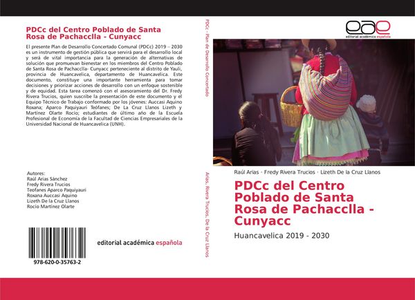 Produktbild: PDCc del Centro Poblado de Santa Rosa de Pachacclla - Cunyacc