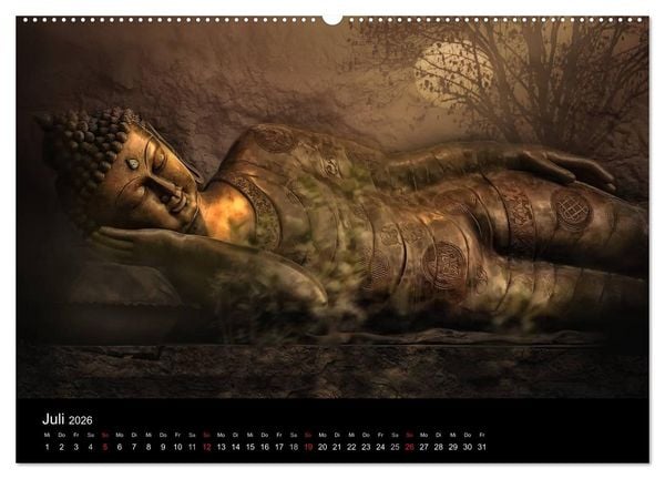 Produktbild: All U Buddhas (Wandkalender 2026 DIN A2 quer), CALVENDO Monatskalender