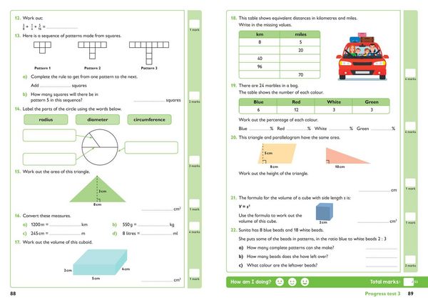 Produktbild: Year 6 Maths KS2 SATs Targeted Practice Workbook