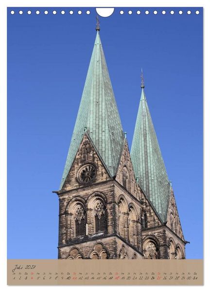 Produktbild: Sch&ouml;ne alte Hansestadt Bremen (Wandkalender 2027 DIN A4 hoch), CALVENDO Monatskalender