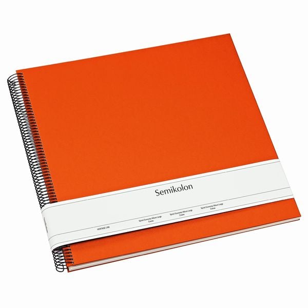 Produktbild: Spiral Economy Album Large cream orange