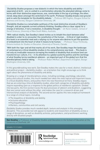 Produktbild: Dis/ability Studies